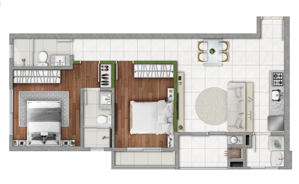Planta 6 de Urban 295