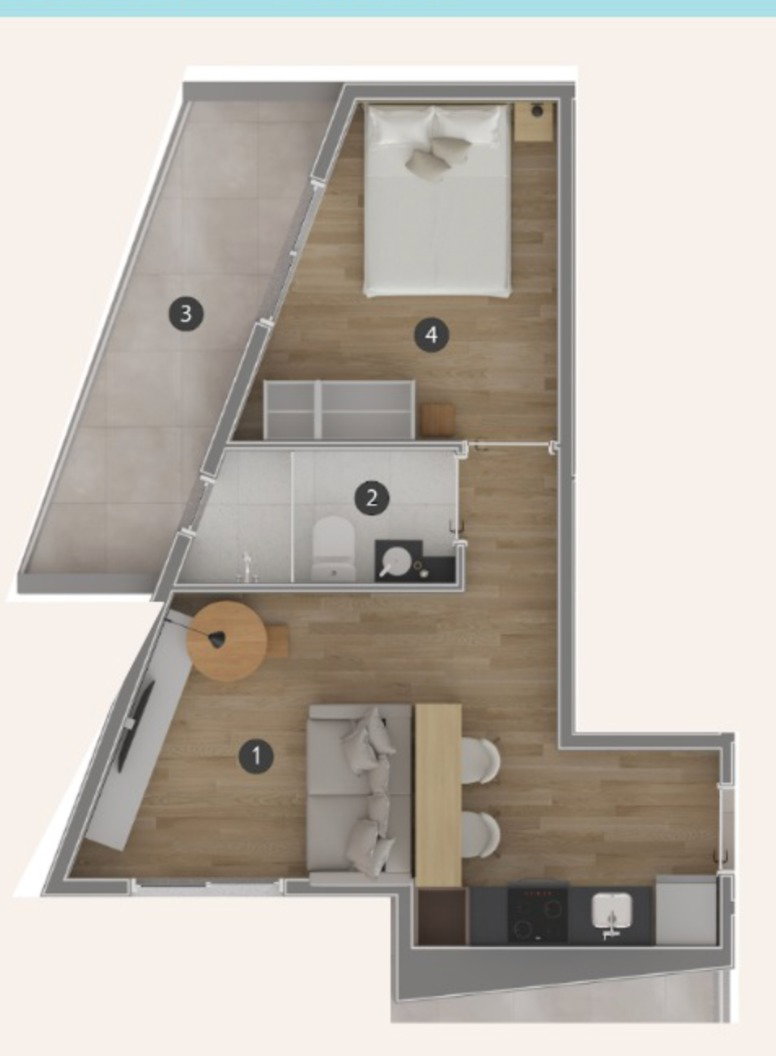 Planta 1 de Parkside Itajaí