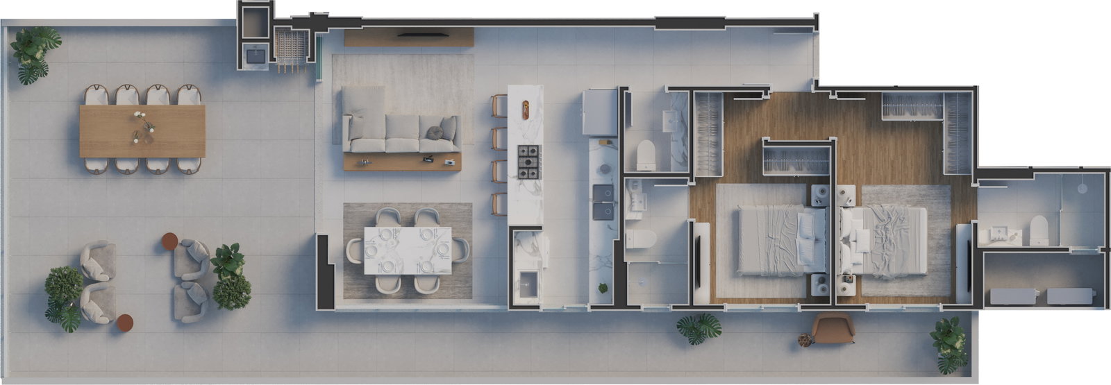 Planta 9 de Mont Blanc Residence