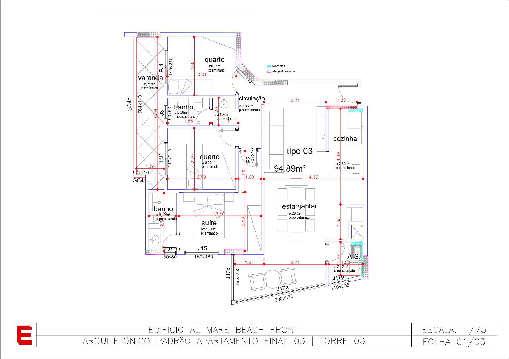 Planta 5 de Al Mare Beach Front - Fase 1