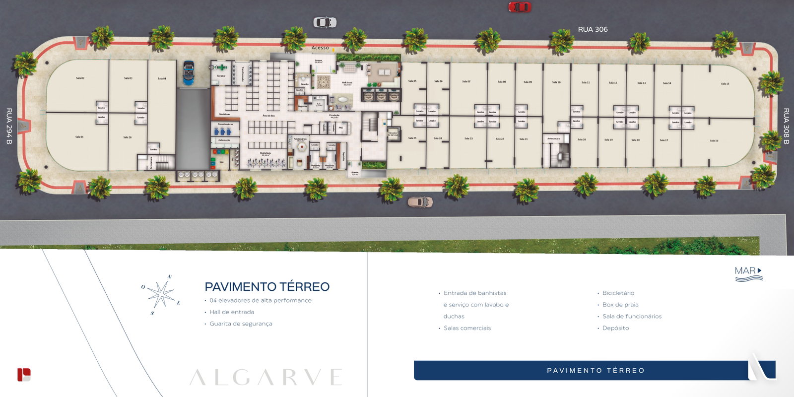 Planta 1 de Algarve Residence