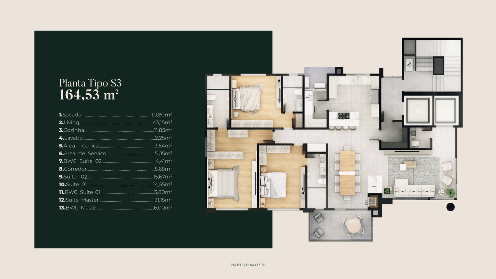 Planta 5 de Bosco 3158
