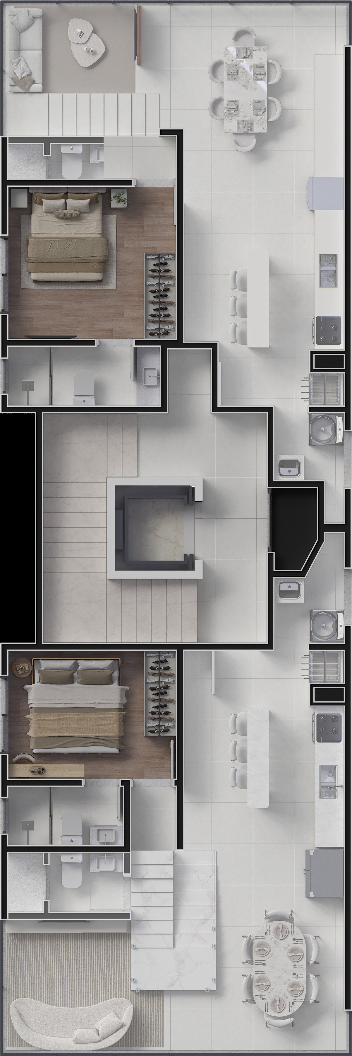 Planta 2 de Belfast Residence