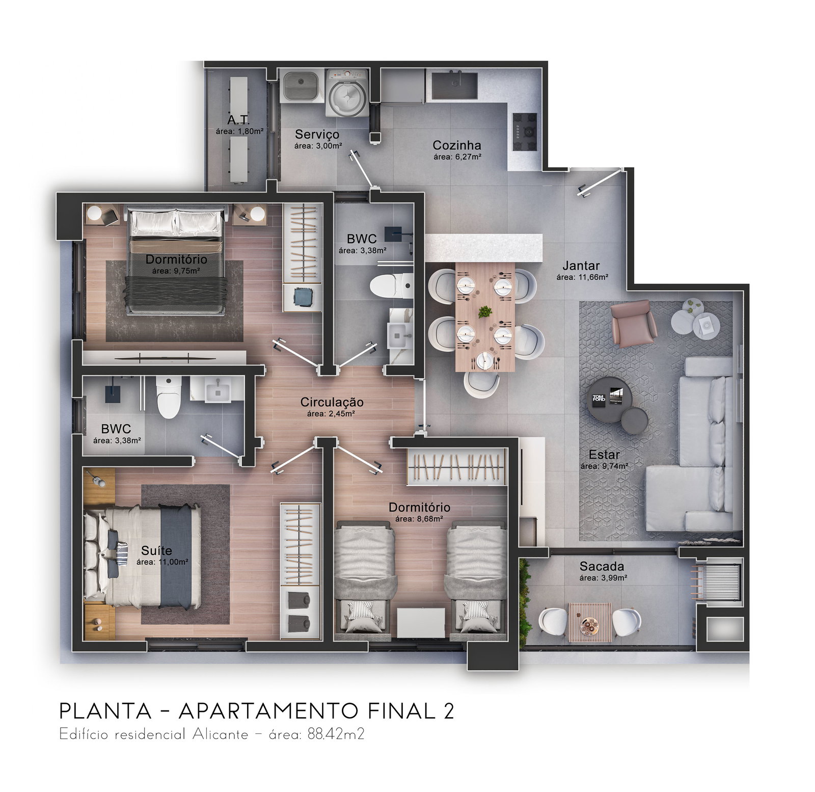 Planta 8 de Residencial Alicante