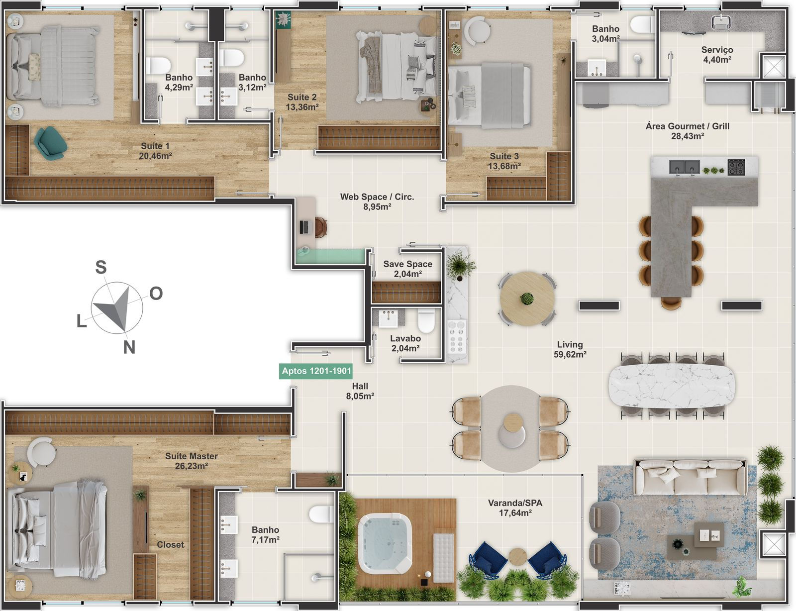 Planta 12 de Venetian