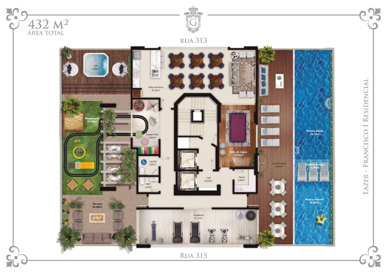 Planta Lazer do Francisco I