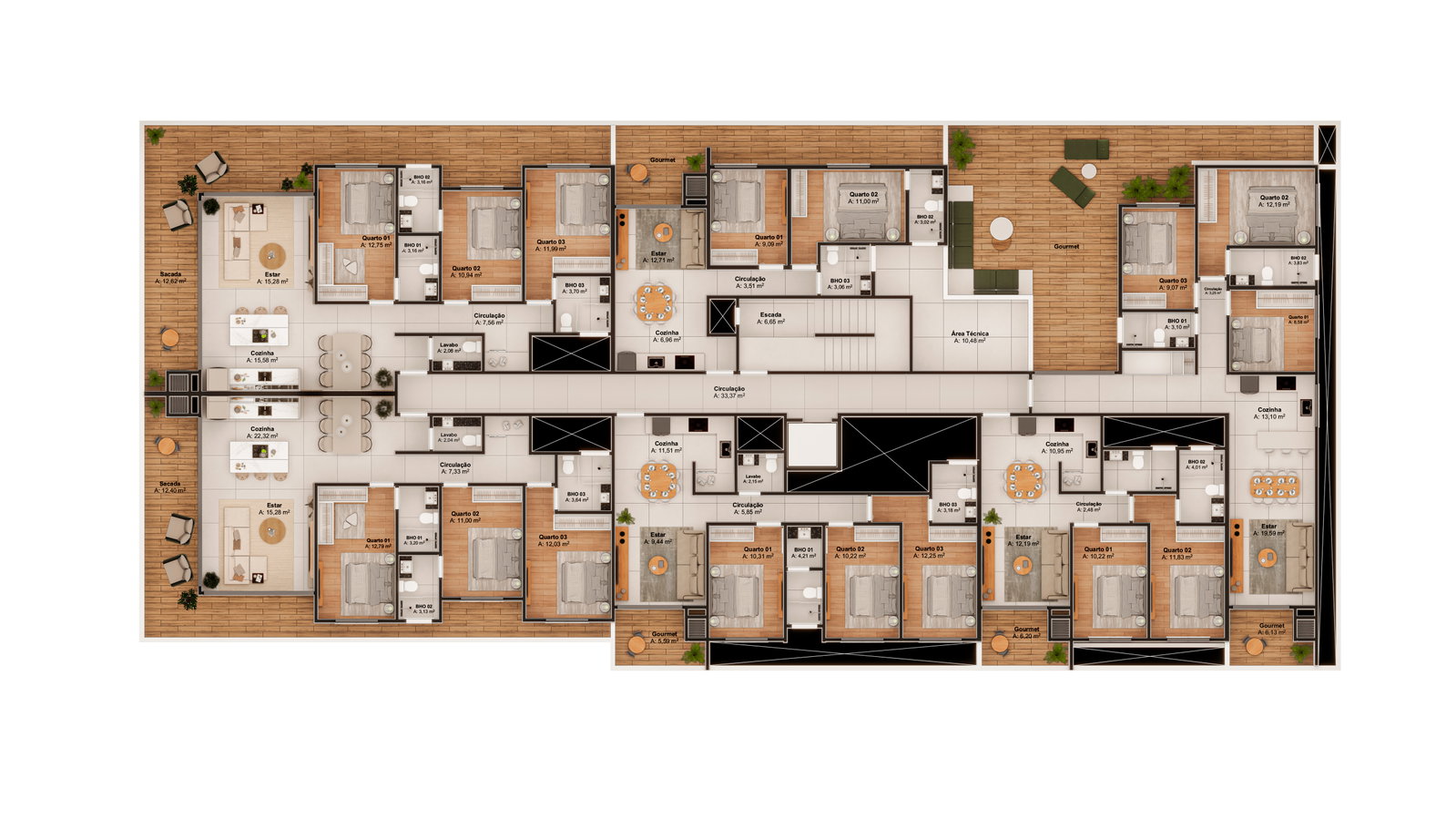 Planta 16 de Arboretto Home Spa