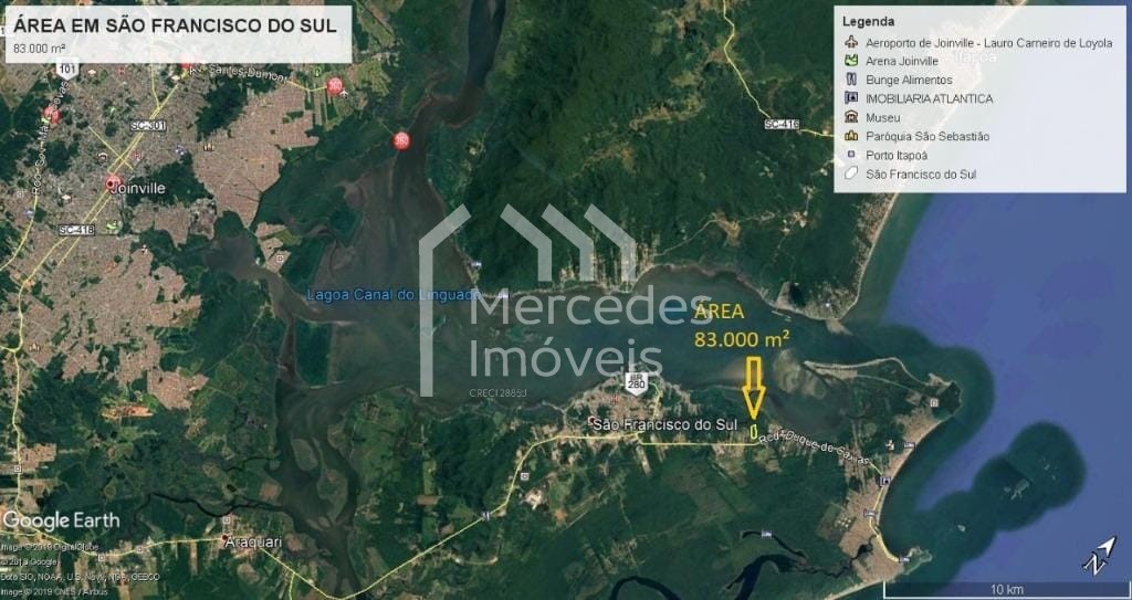 Foto 4 de Terreno à venda · Do Paulas, São Francisco do Sul · 65.790 m²