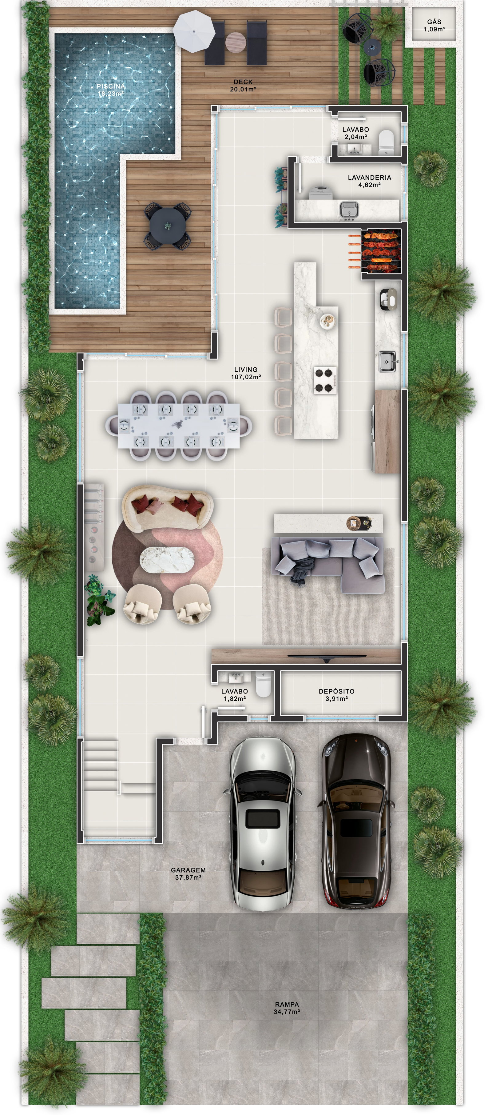 Planta 2 de Casa Itália