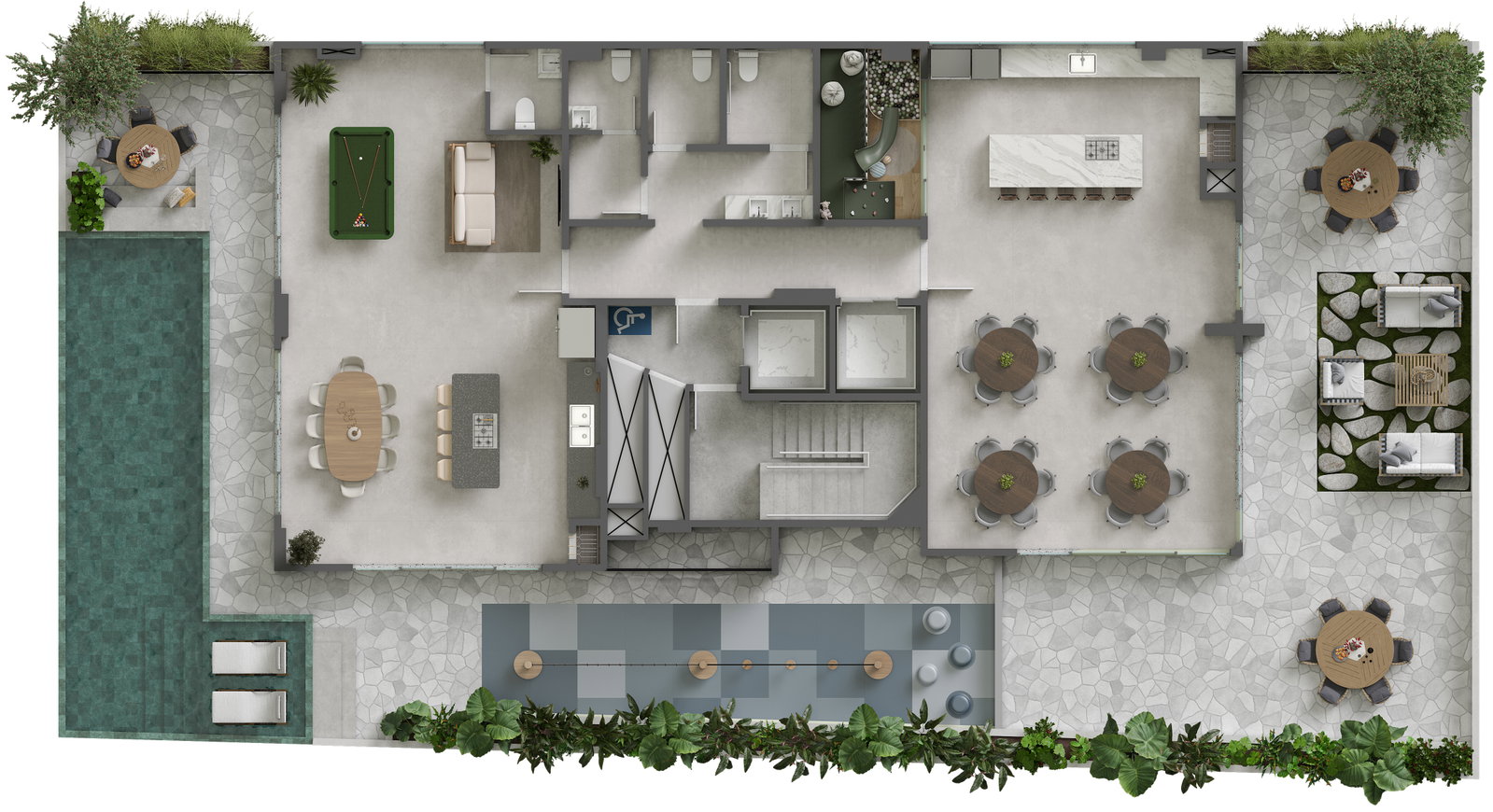 Planta 1 de Bella Carolina Residence