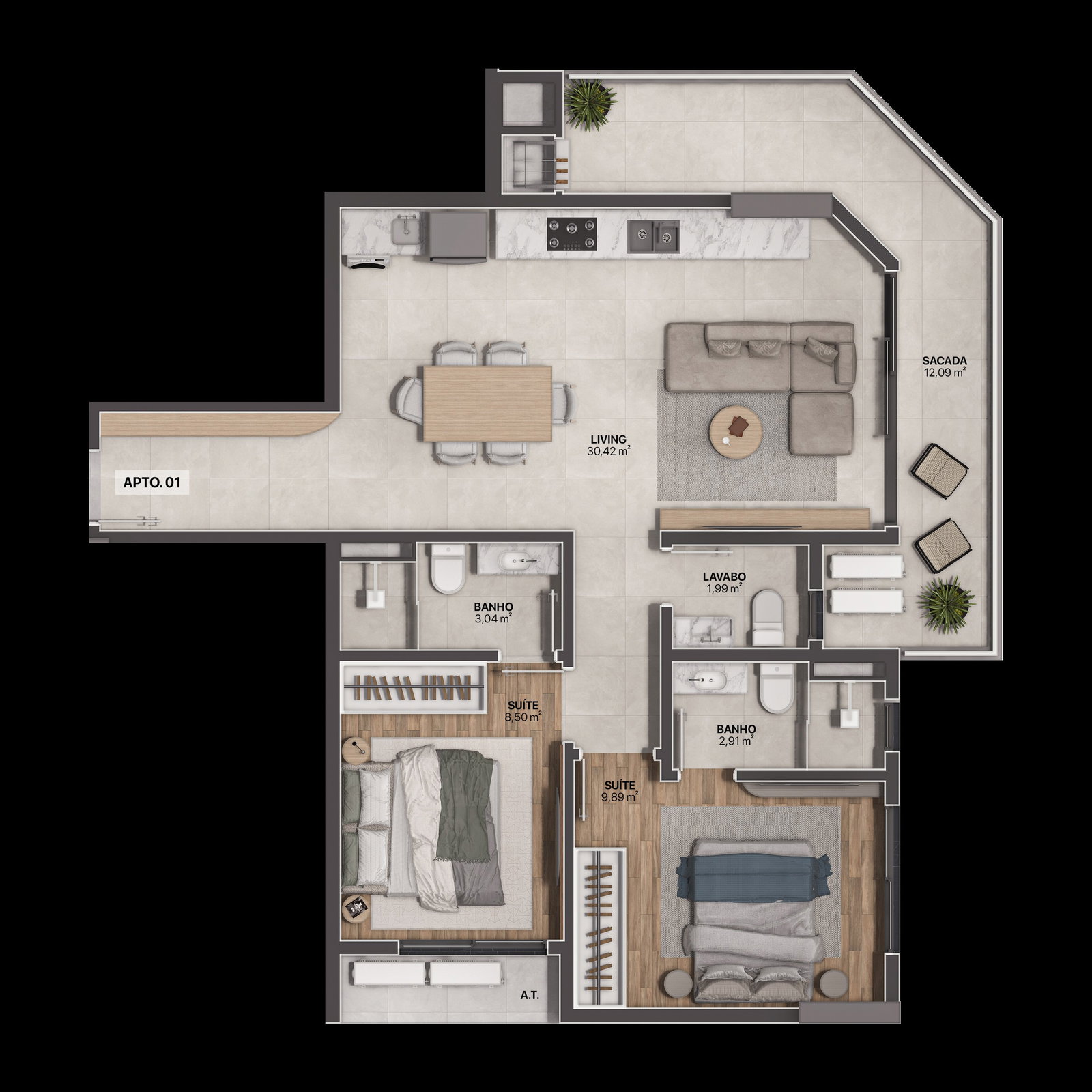 Planta 5 de Cinque