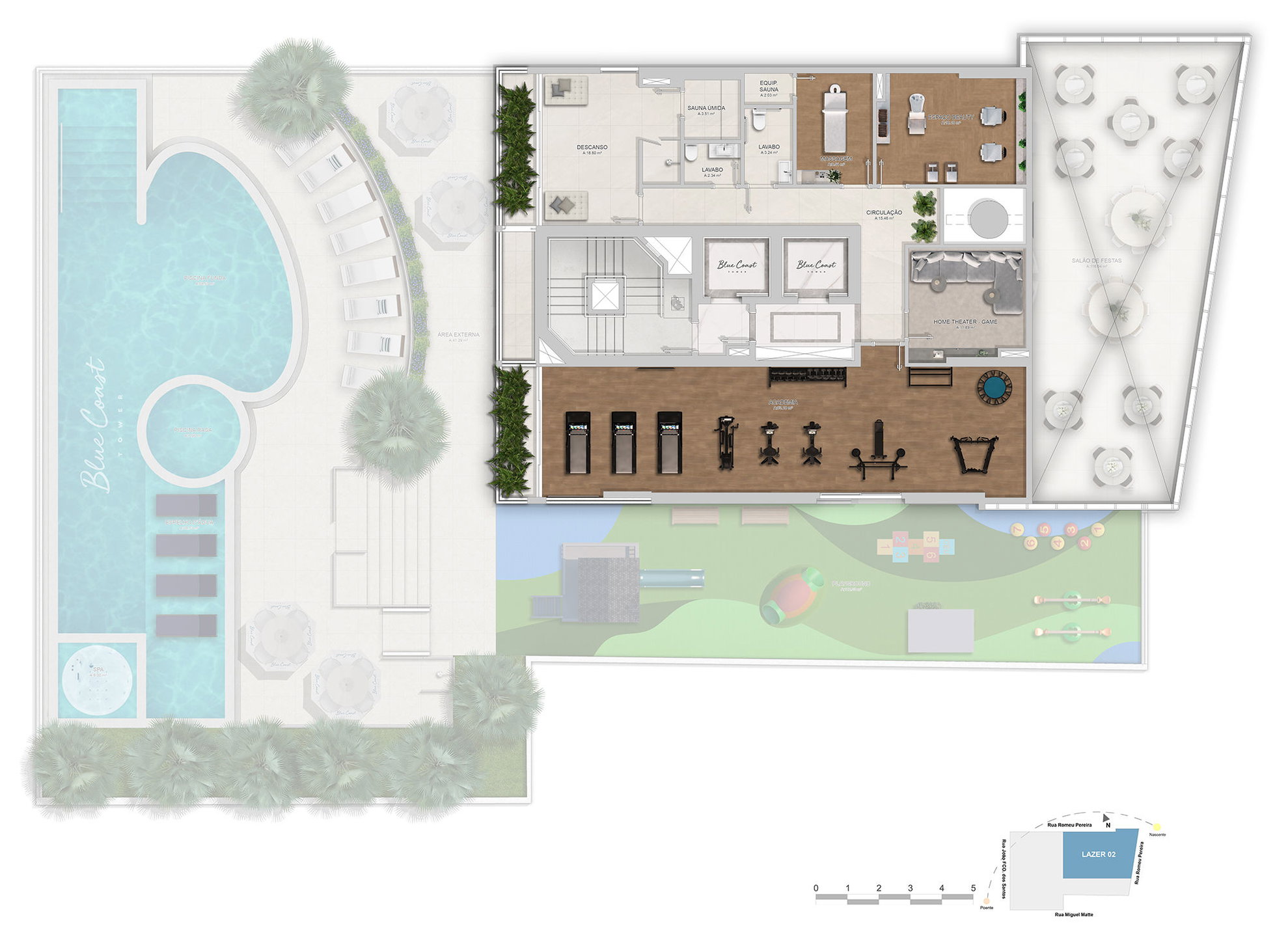 Planta 6 de Blue Coast Tower