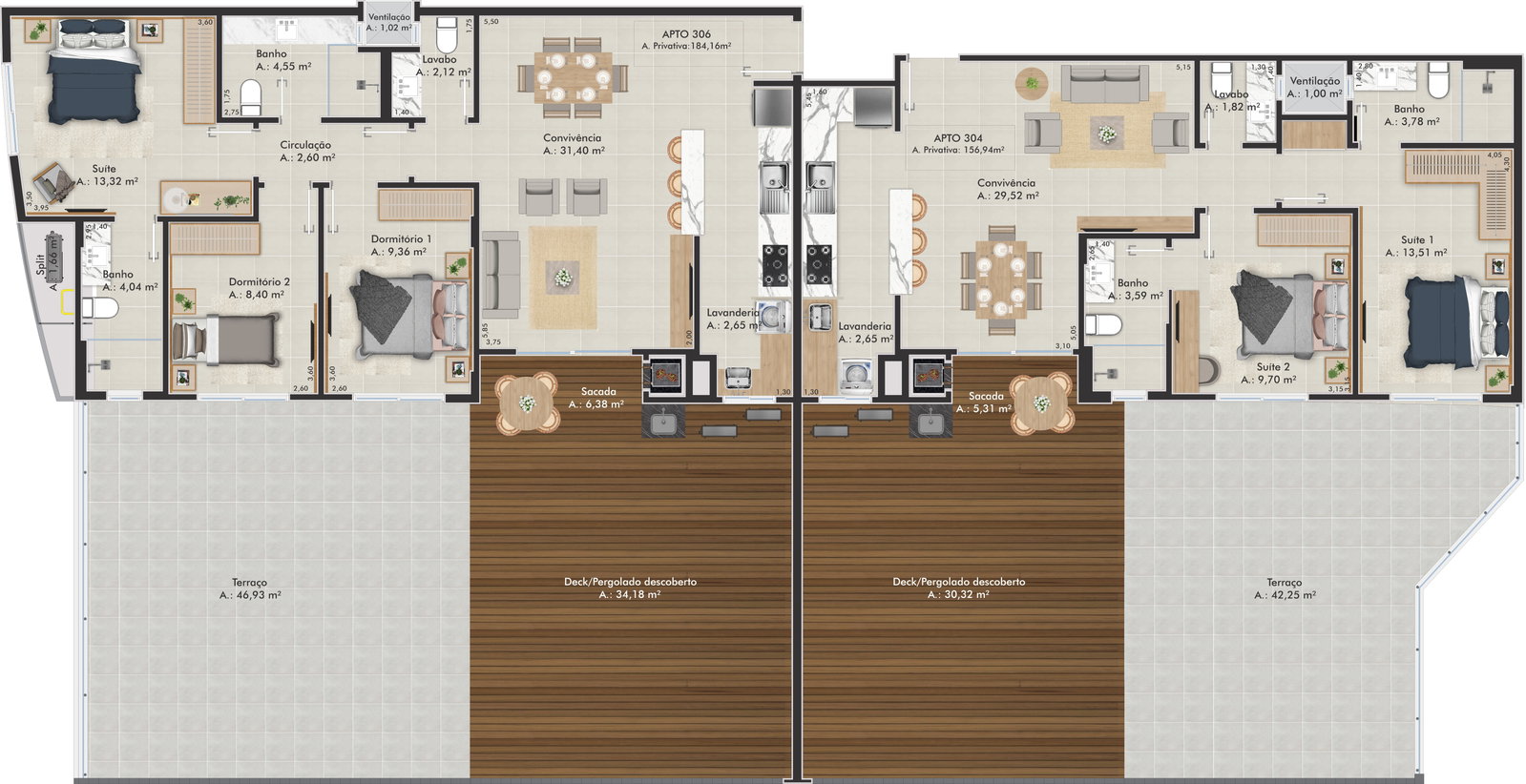 Planta 1 de L'Essence Home Club