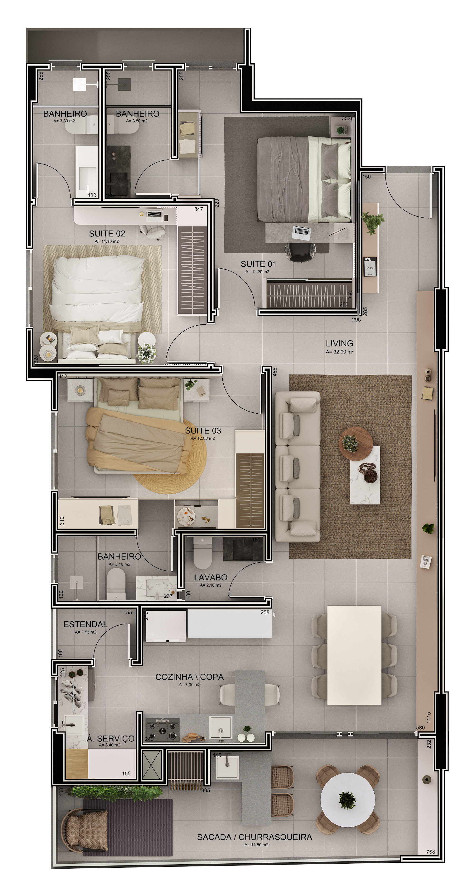 Planta 6 de Residencial Belize