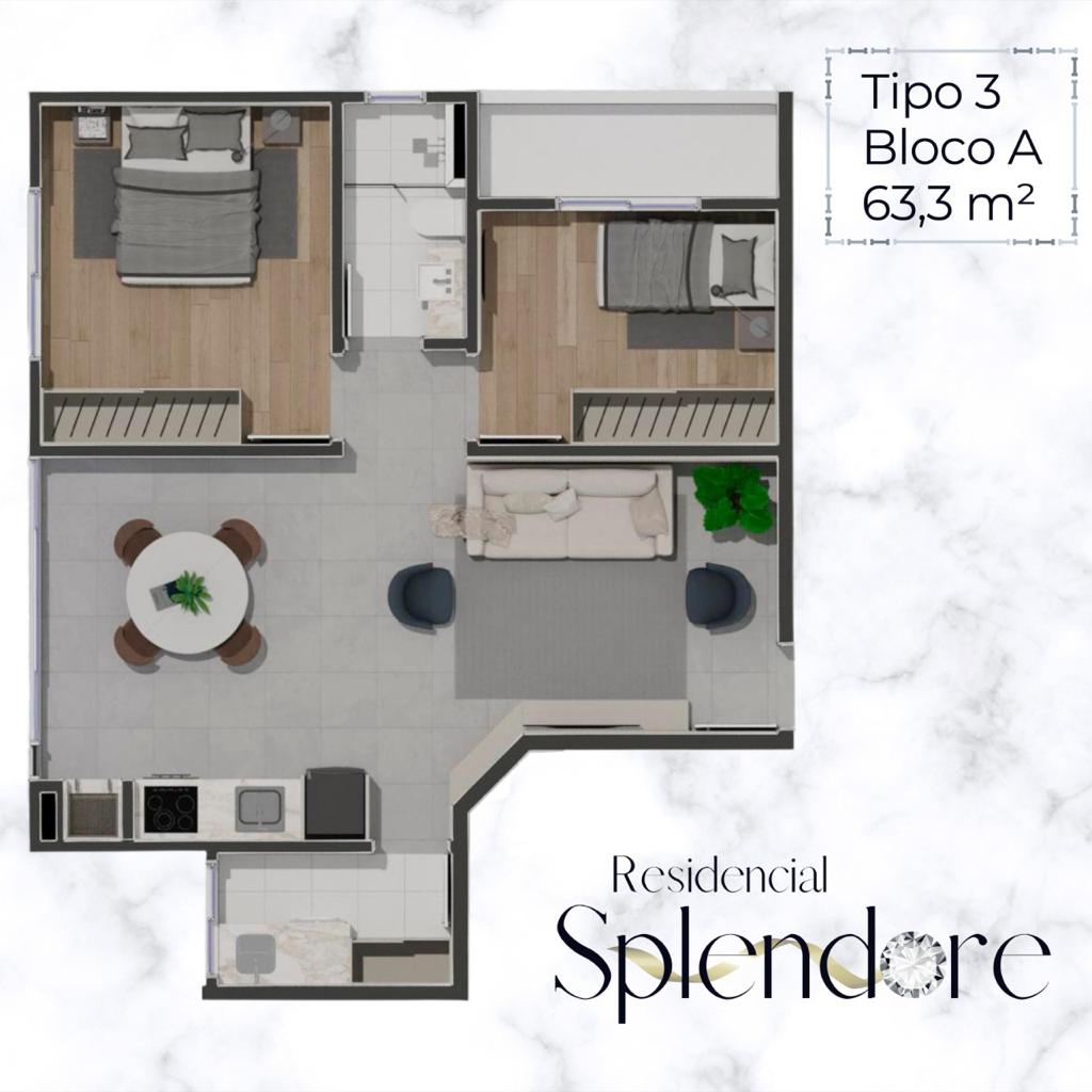 Planta 2 de Residencial Splendore