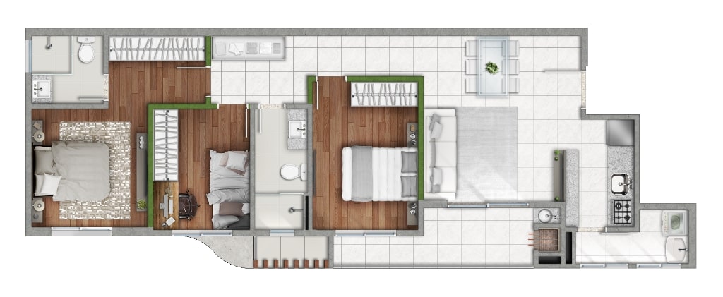 Planta 8 de Urban 295