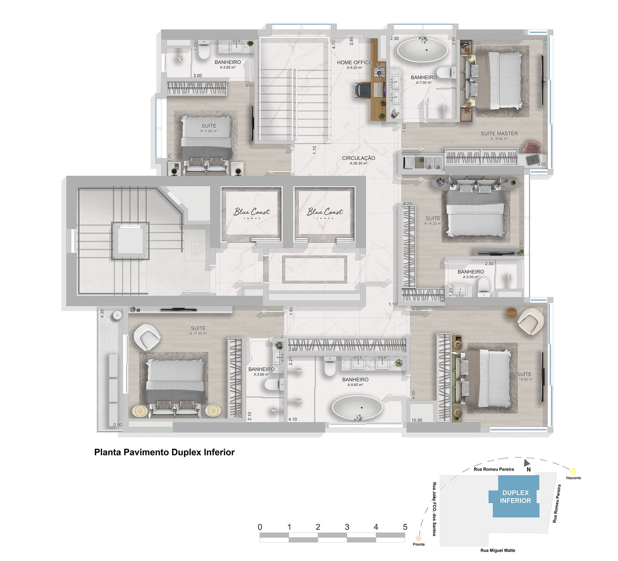 Planta 3 de Blue Coast Tower