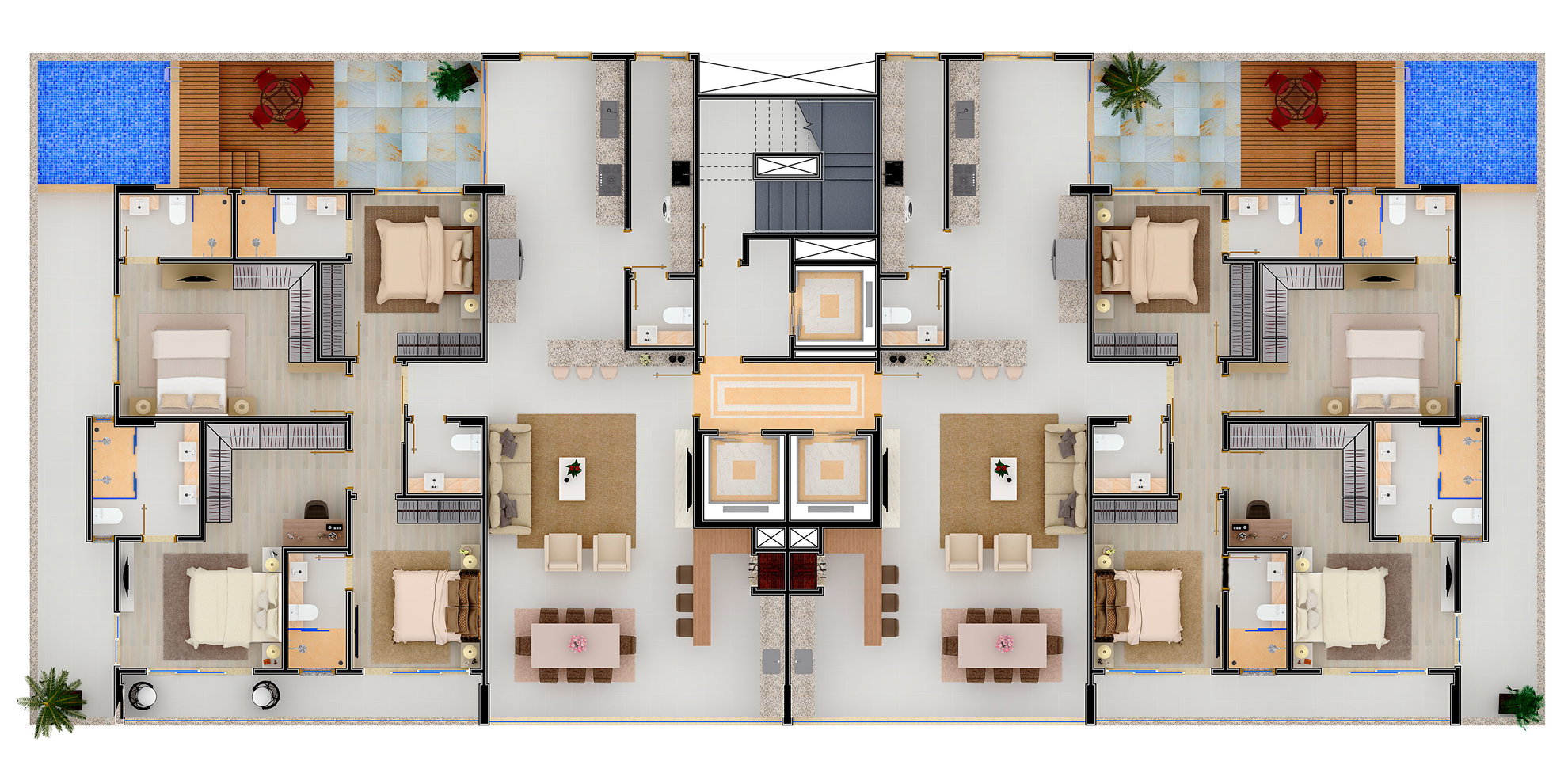 Planta 1 de Collina Di Roma