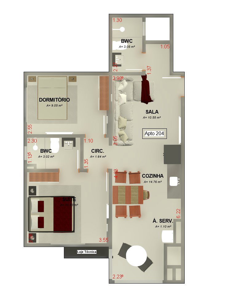 Planta 4 de Residencial Saint John