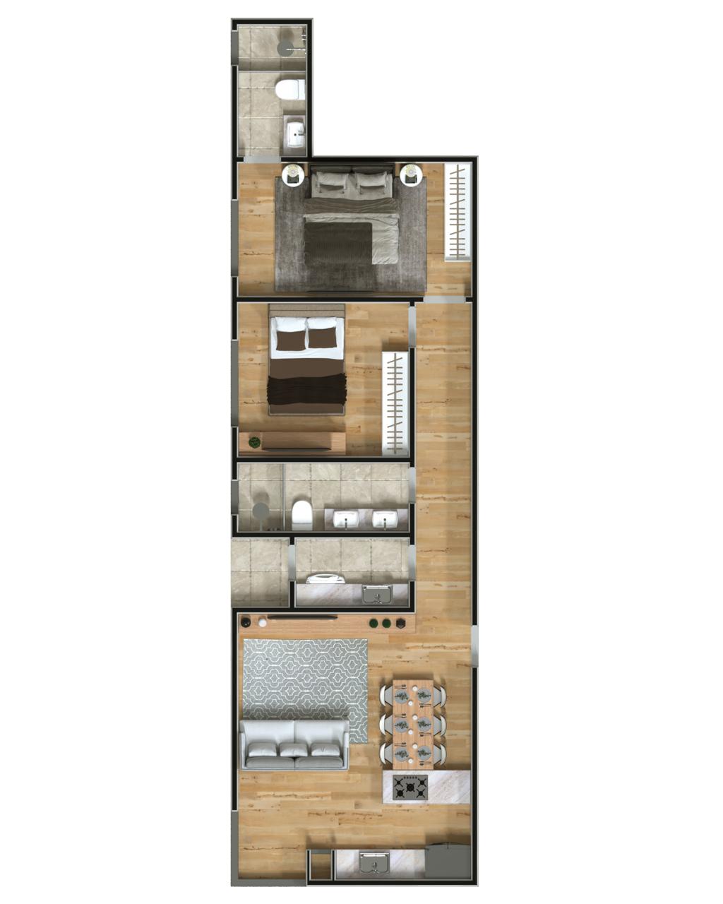 Planta 4 de Residencial Amazônia