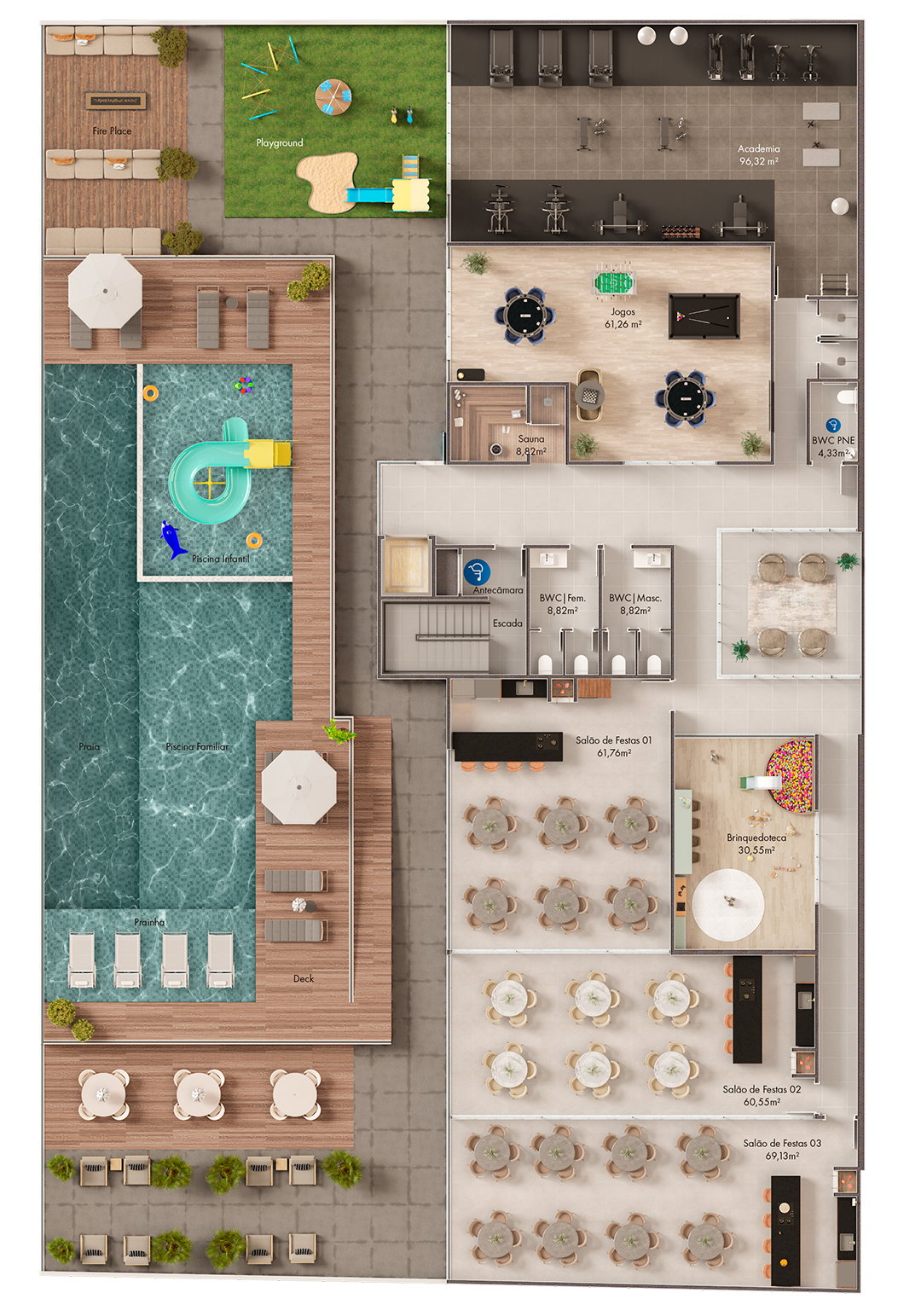 Planta Lazer do La Brise