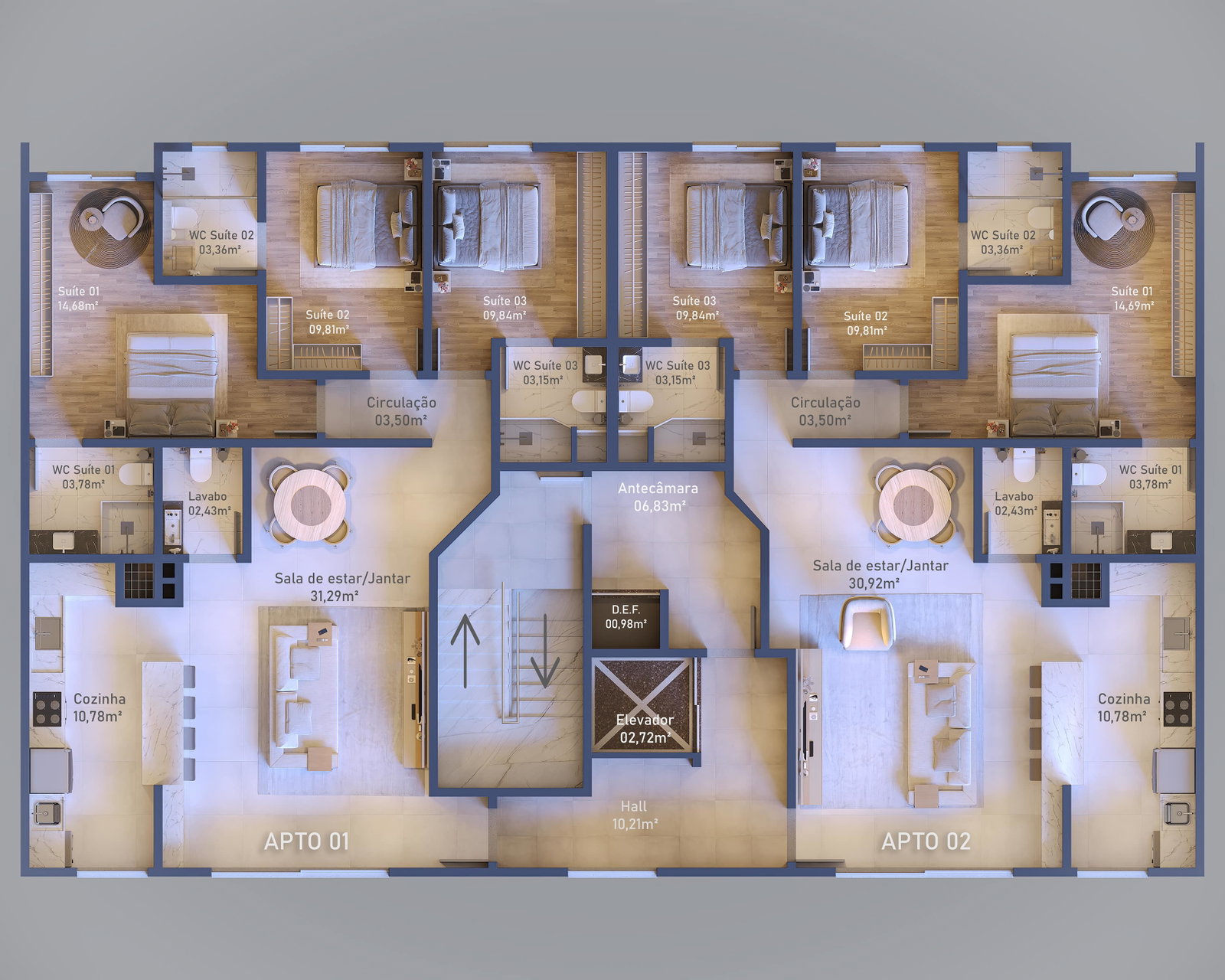 Planta 3 de Edifício Suíça