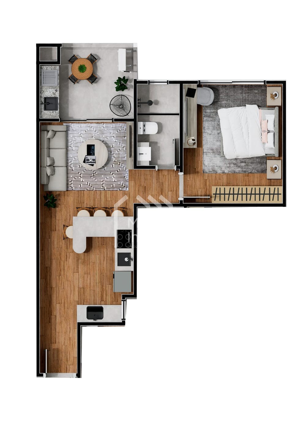 Foto 32 de Lançamento 1 dorm à venda · Centro, Itajaí · PARAMOUNT 116 · 43 m²