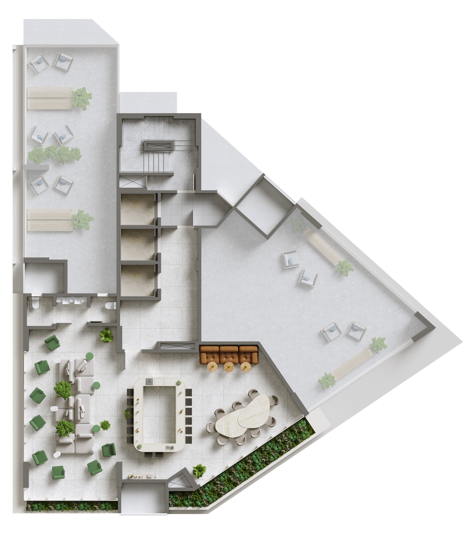 Planta 1 de Brickell Business