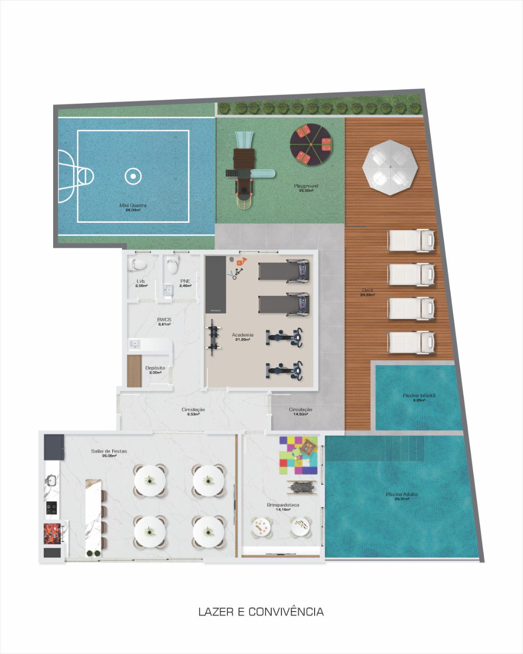 Planta 1 de Acquamarine Residence