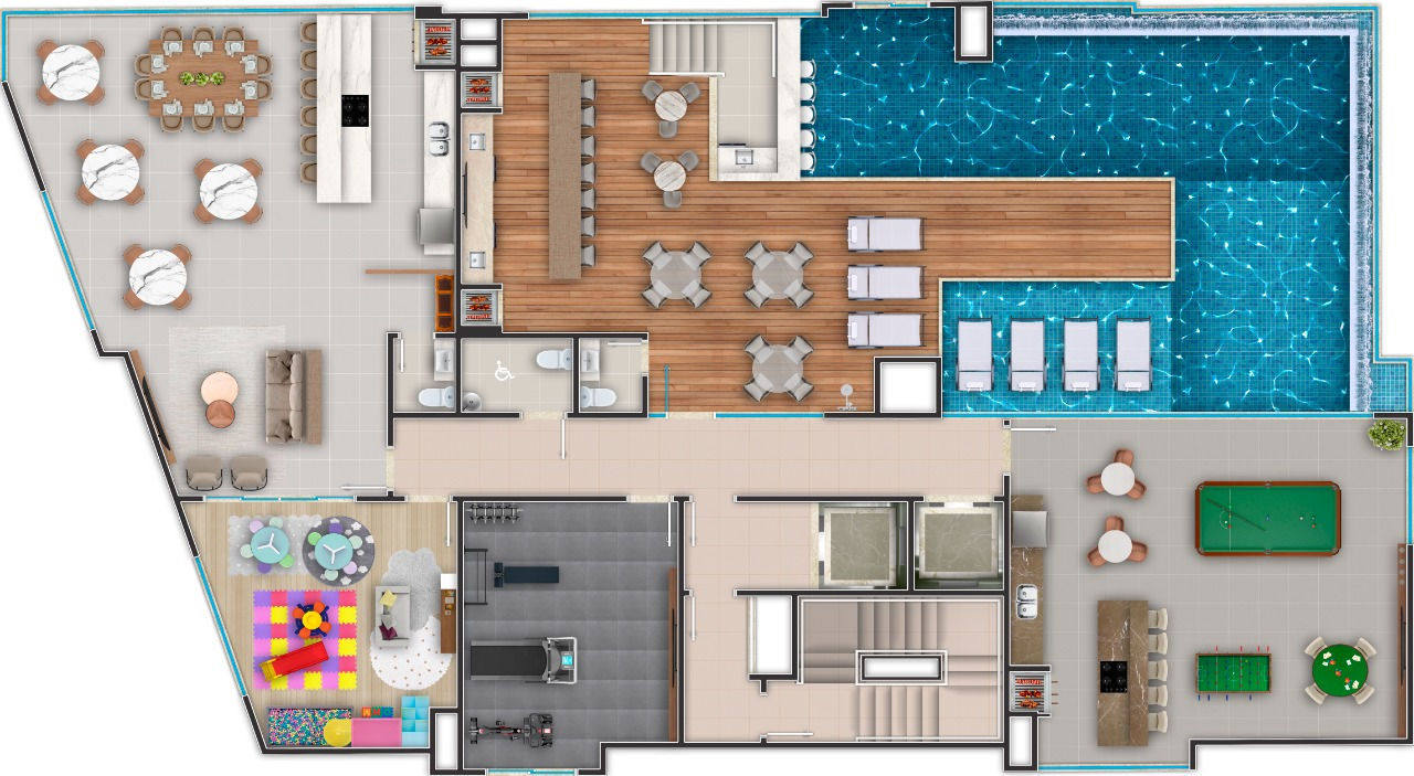 Planta 1 de Villa Orizzon 2