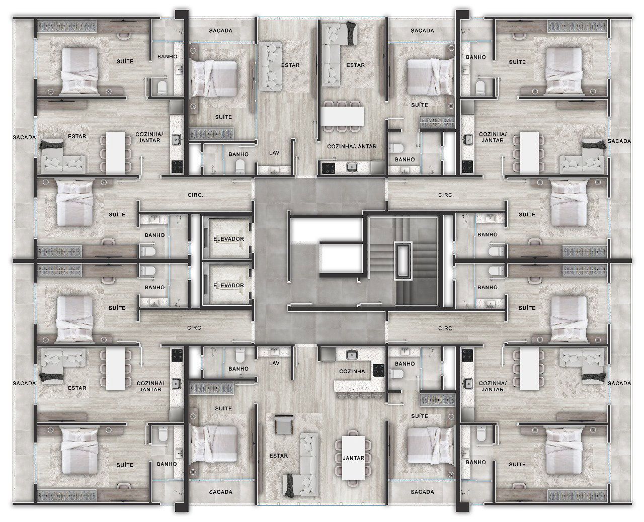 Planta 6 de Sync Piçarras