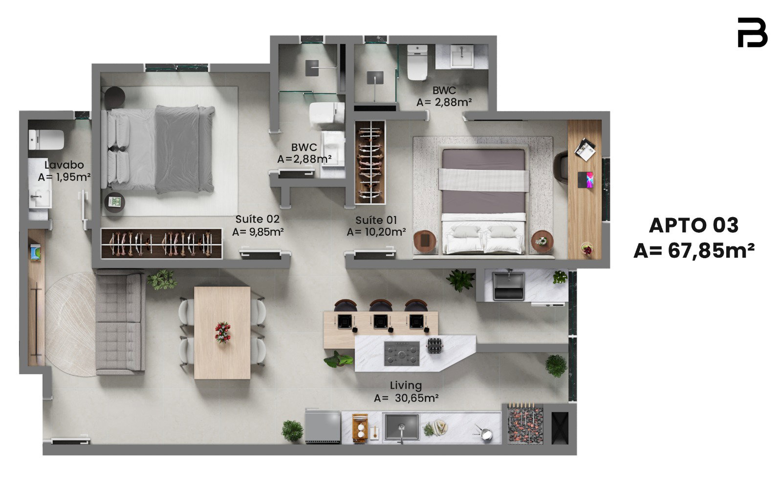 Planta 3 de 434 Street