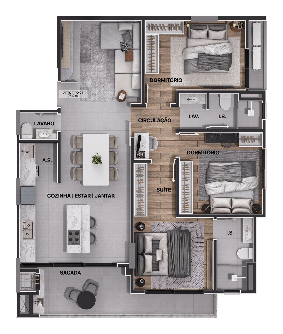Planta 9 de Marquês Residence