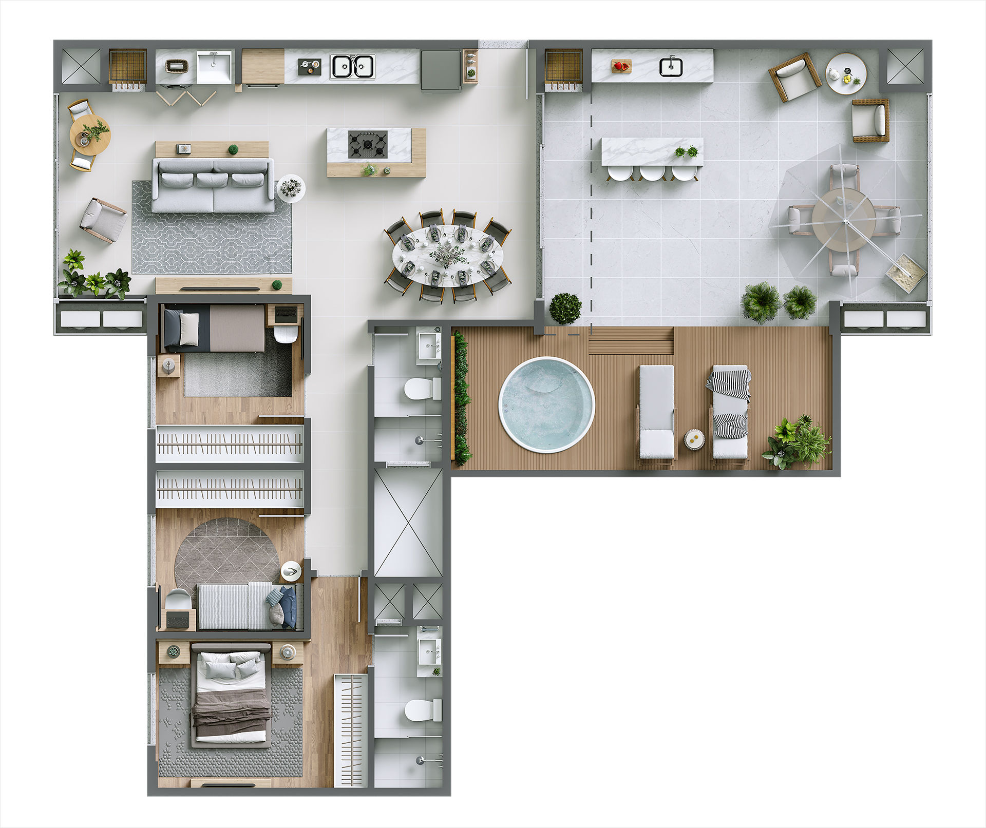 Planta 2 de Ekoa Residence