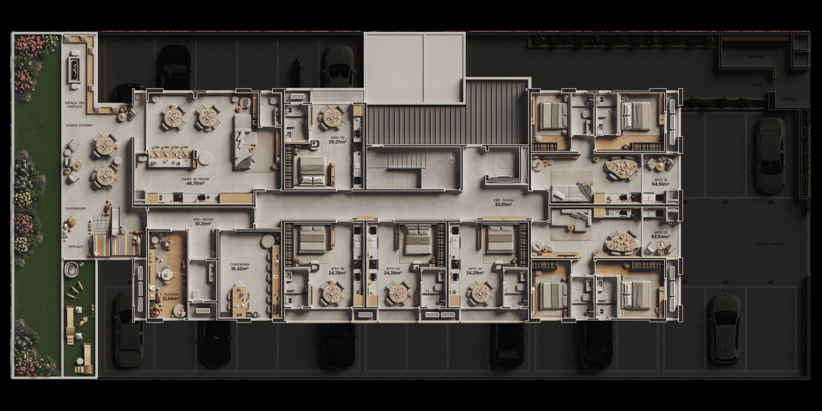 Planta 2 de Residencial Monte Palatino