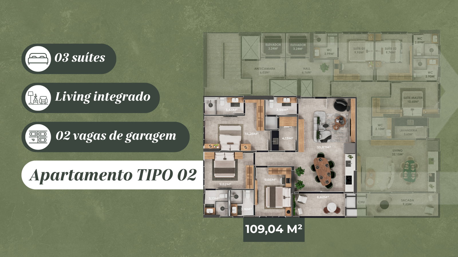 Planta 4 de Residencial Porto Veneza