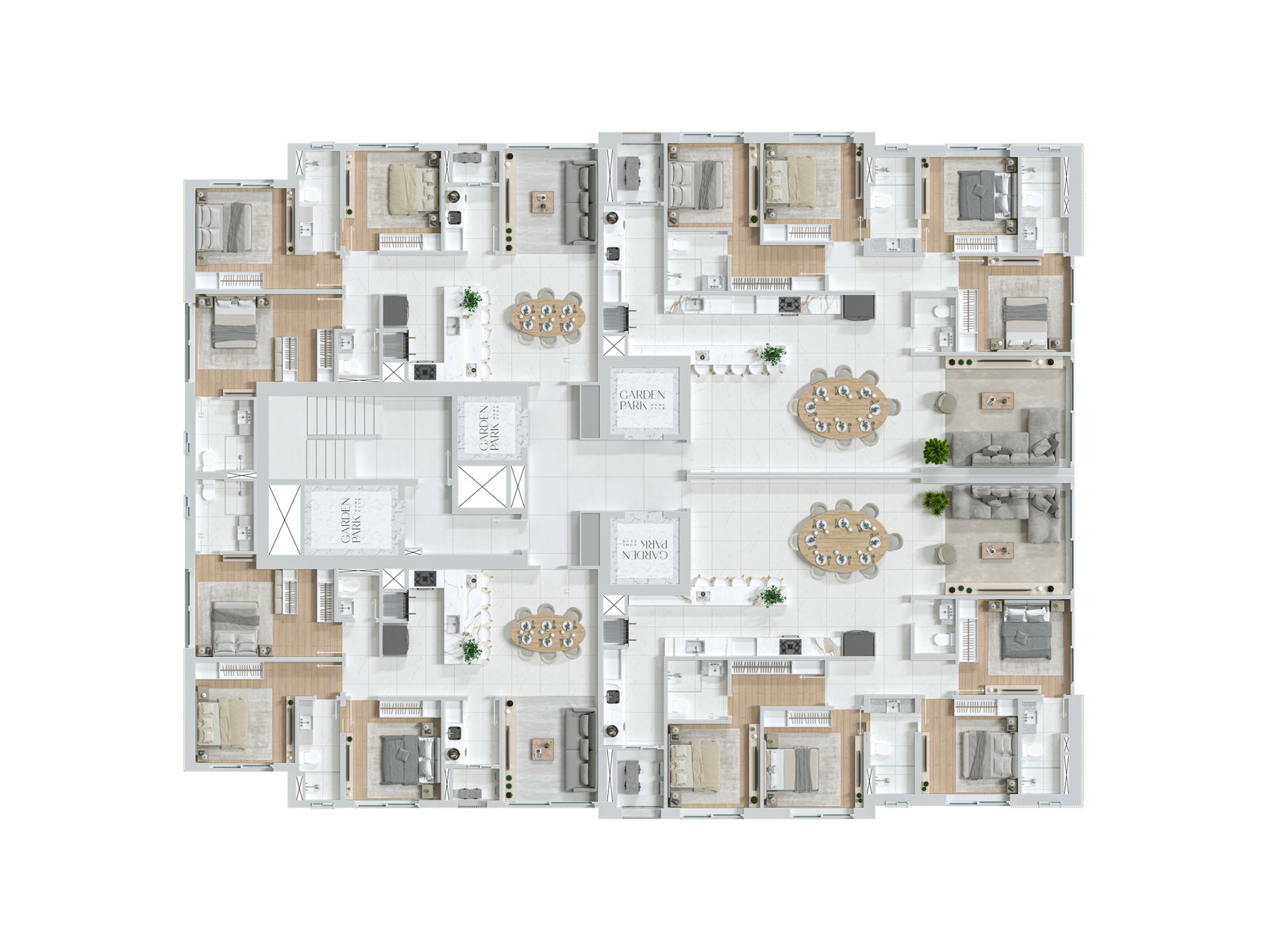 Planta 6 de Garden Park Home Club