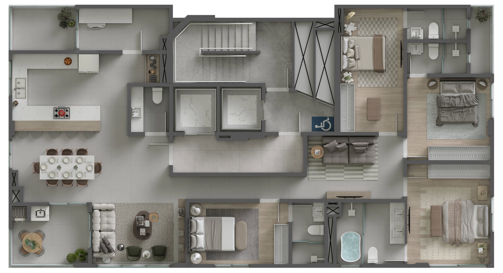 Planta 4 de Bella Carolina Residence