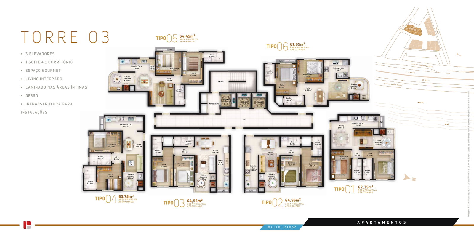 Planta 4 de Blue View