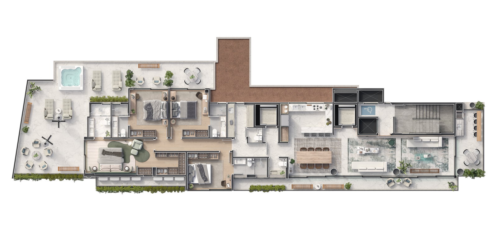 Planta 5 de One WTZ