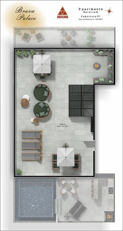 Planta 2 de Brava Palace