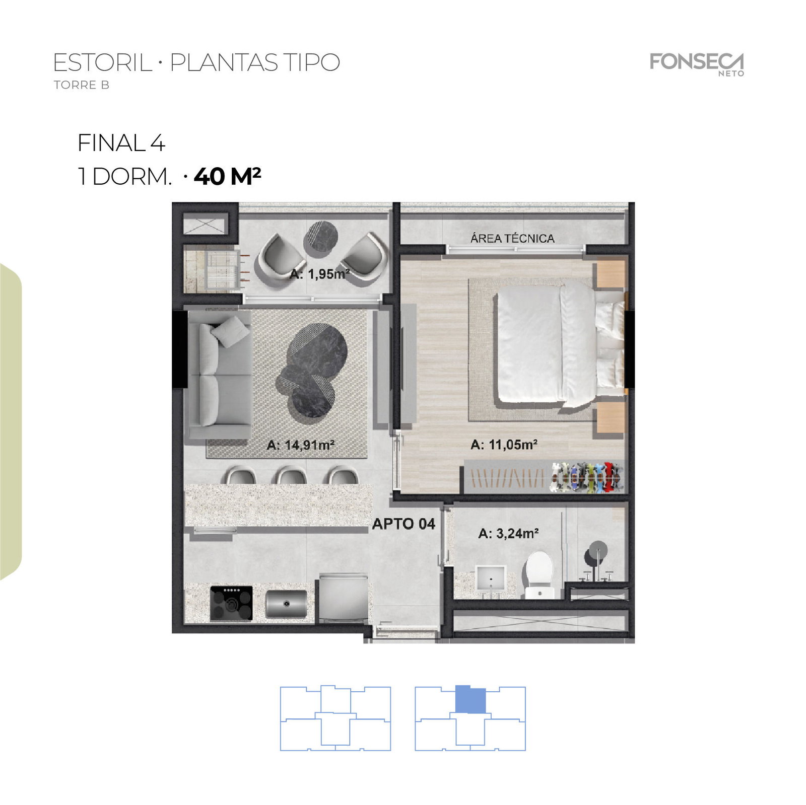 Planta 15 de Residencial Estoril
