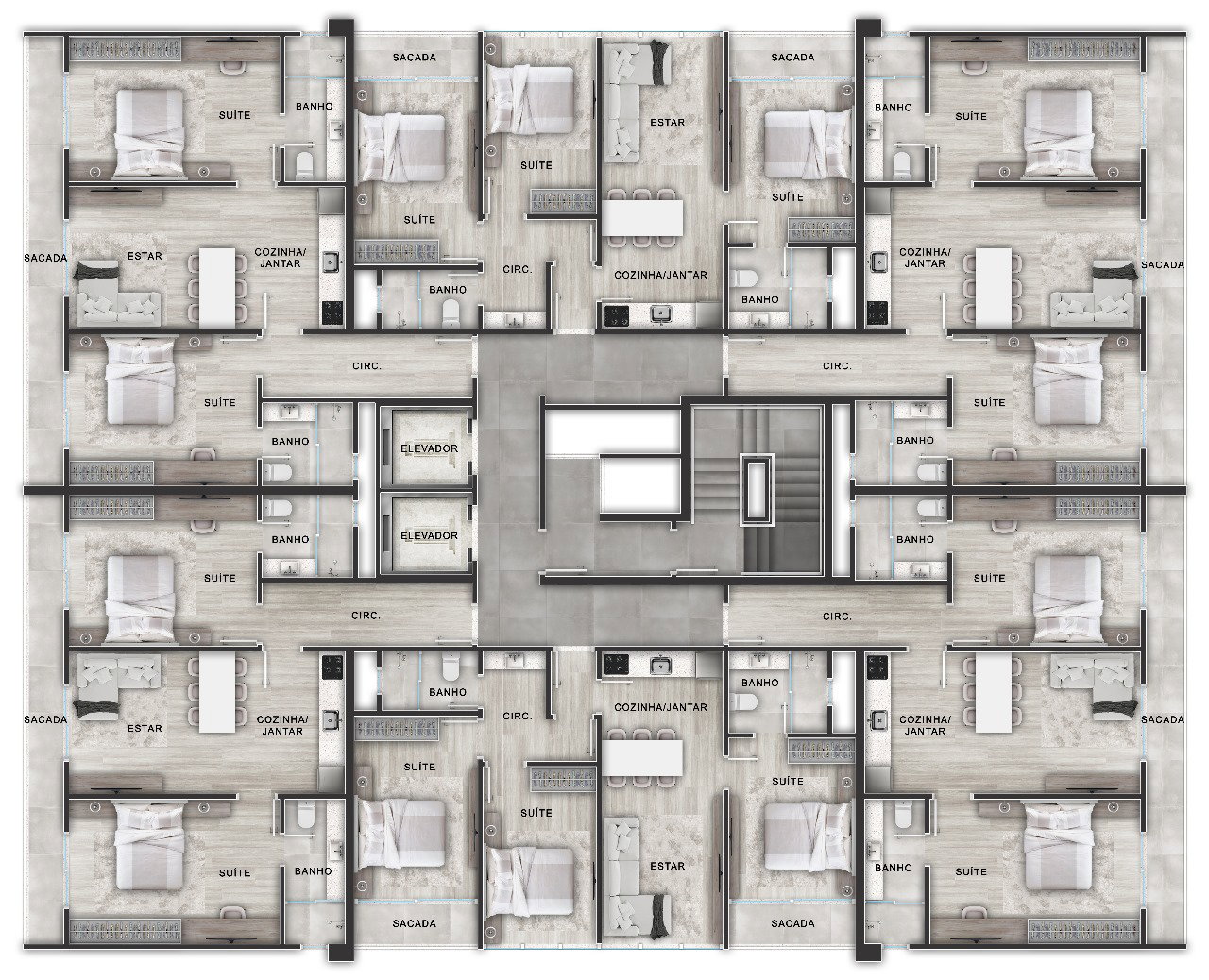 Planta 7 de Sync Piçarras