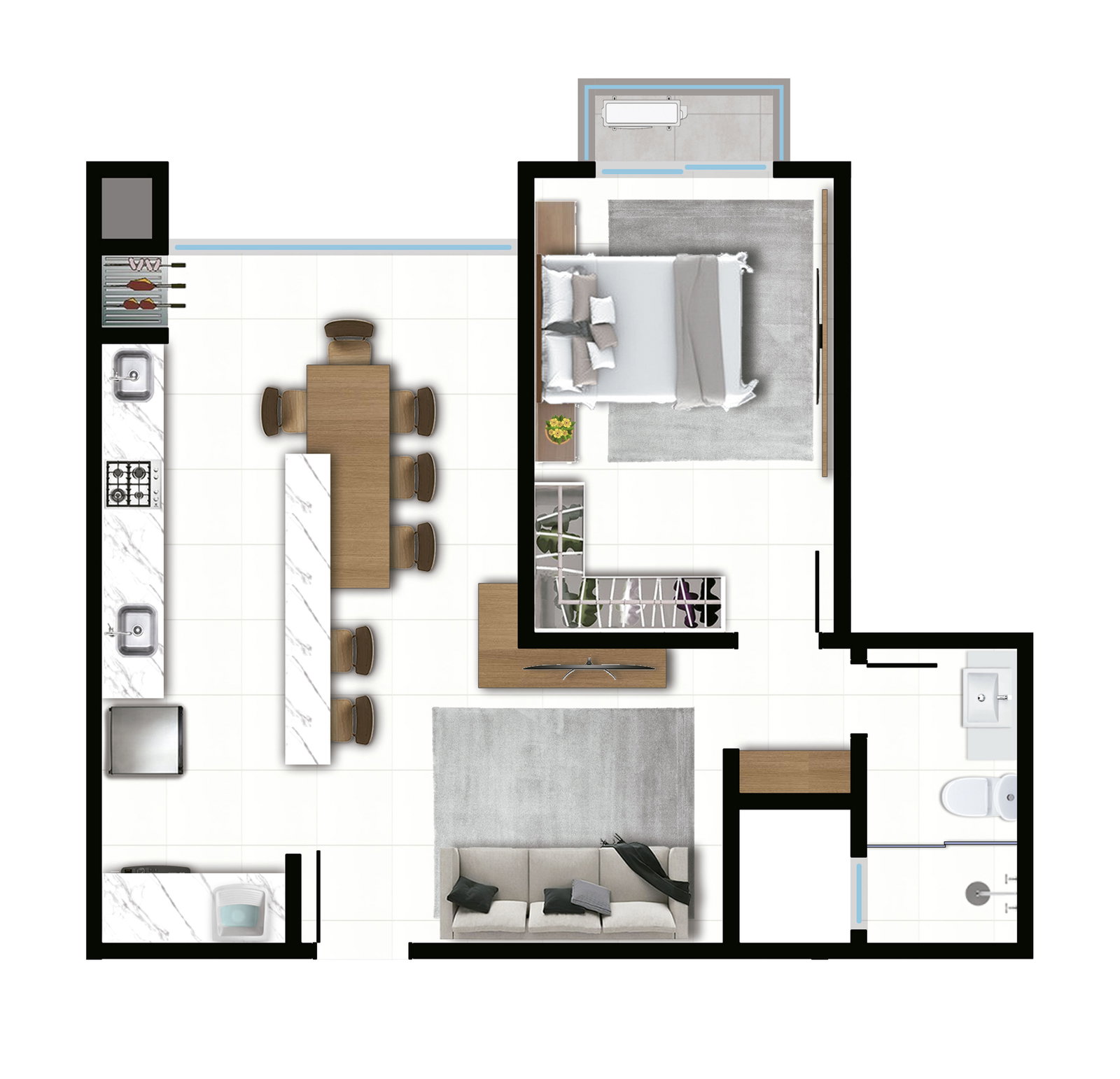 Planta 6 de Sunset Residence