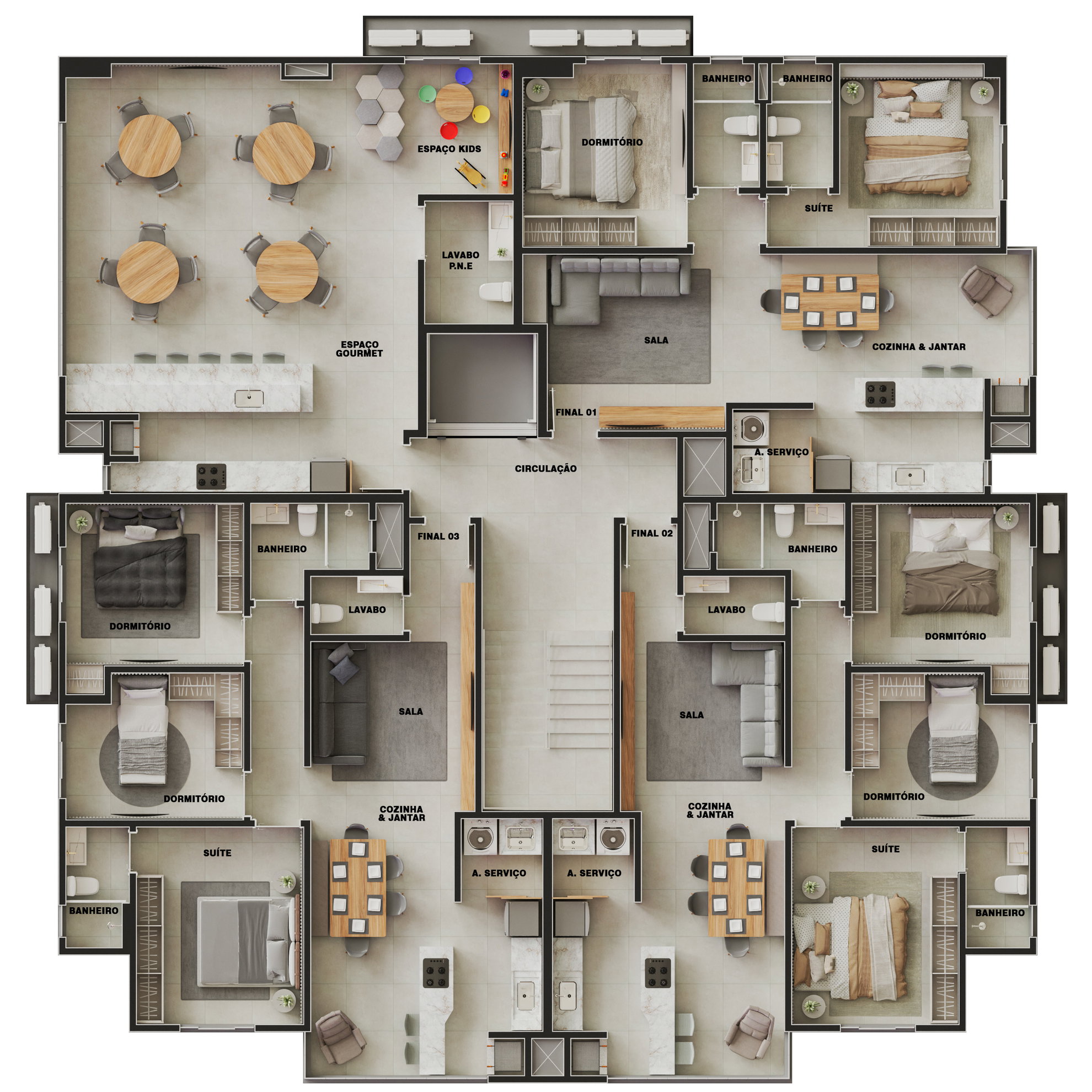 Planta 5 de Aurora Residence