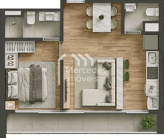 Foto 27 de Apartamento 1 dormitorio com 39.75m² à venda, Viva Park, Porto Belo, SC