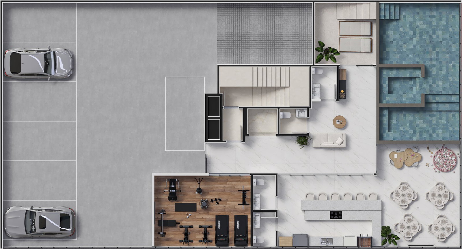 Planta Lazer · Térreo do Edifício Valência