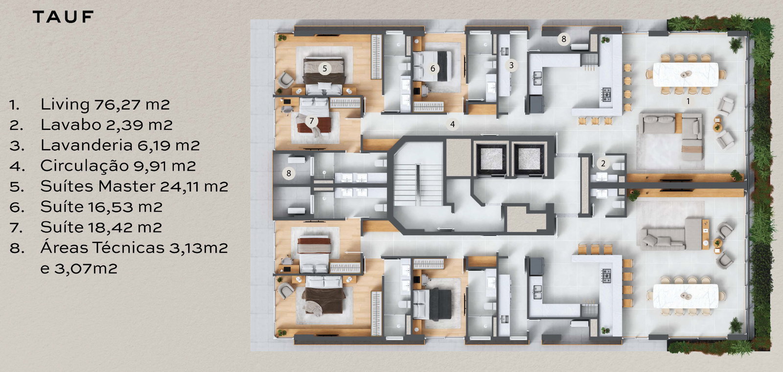 Planta 2 de Nuar Residence