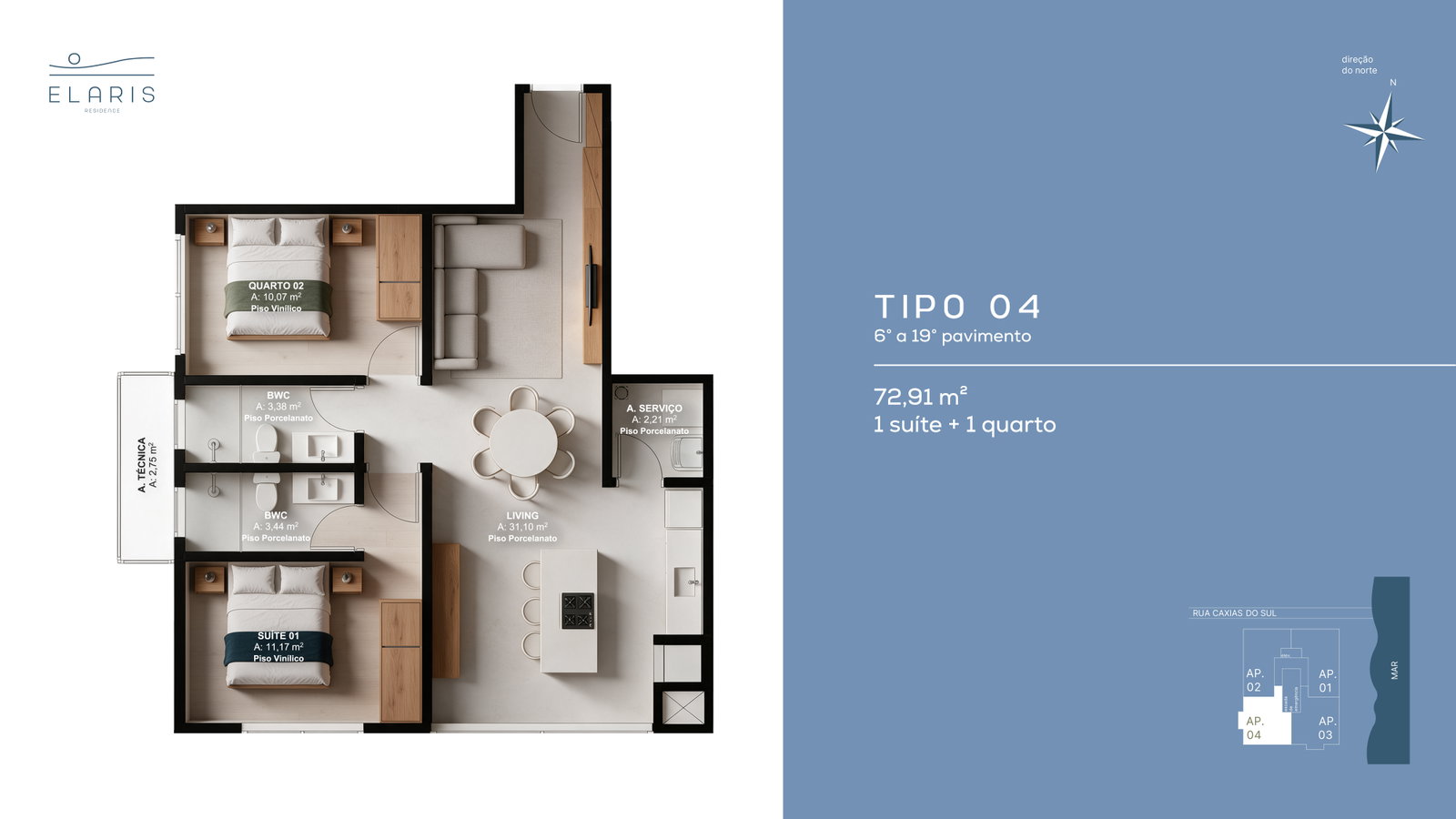 Planta 4 de Elaris Residence