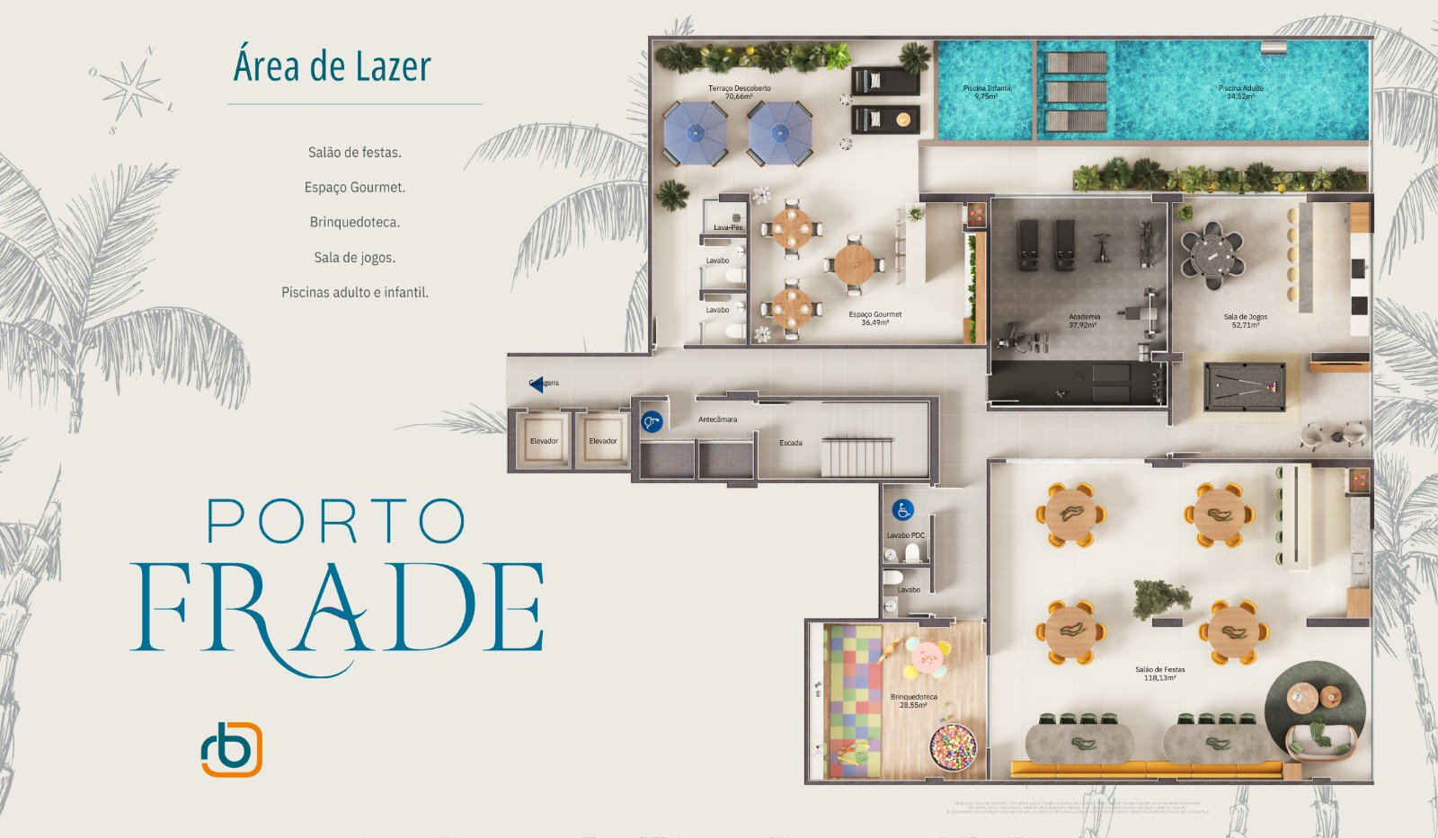Planta 3 de Porto Frade Residence